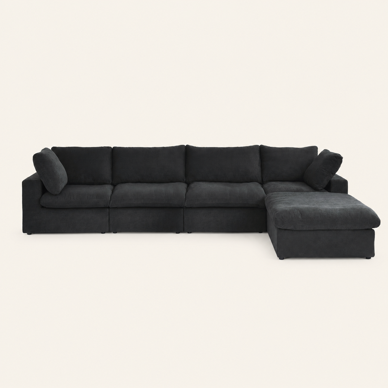 The Cove Slipcover Set 4-Seater with Ottoman