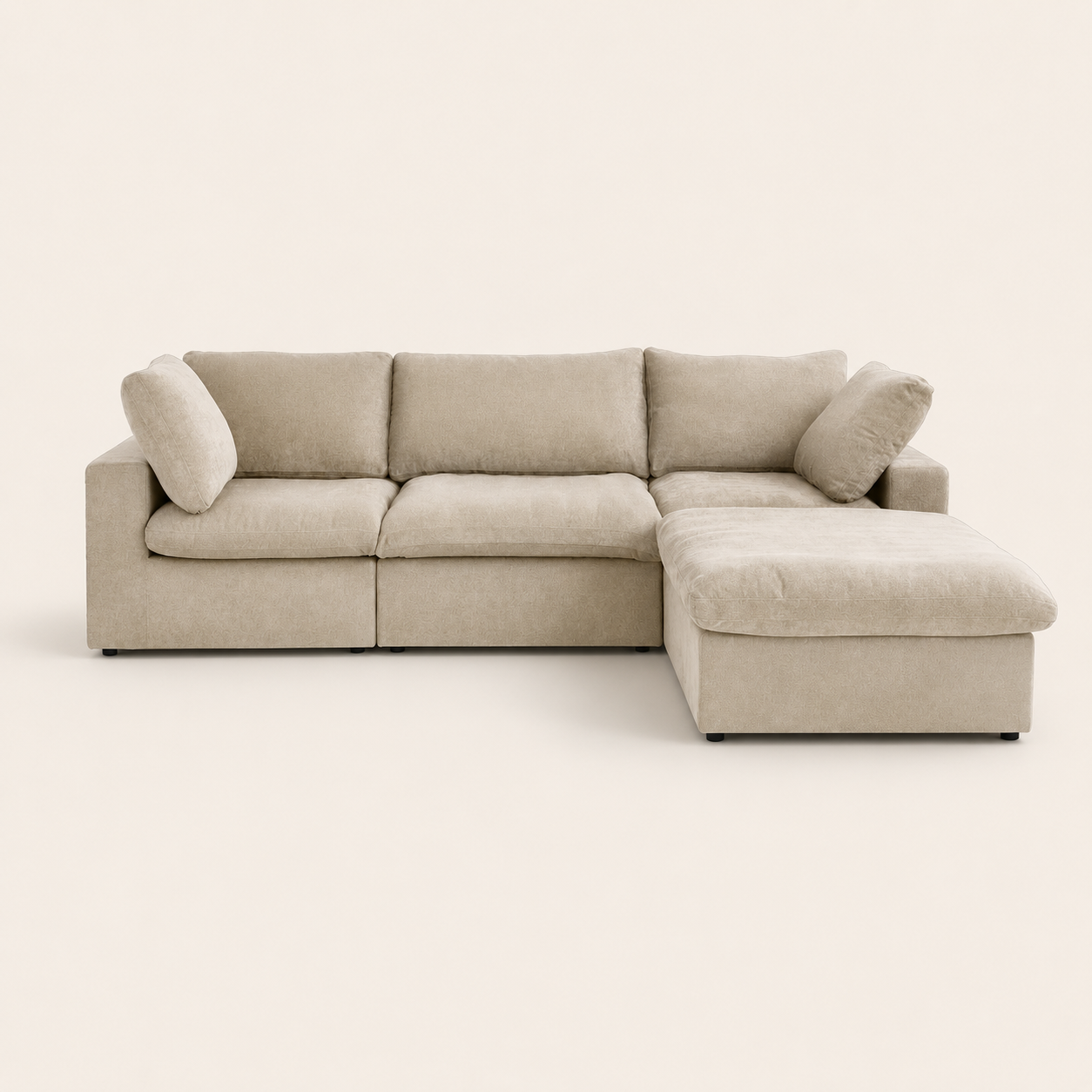 The Cove Slipcover Set 3-Seater with Ottoman