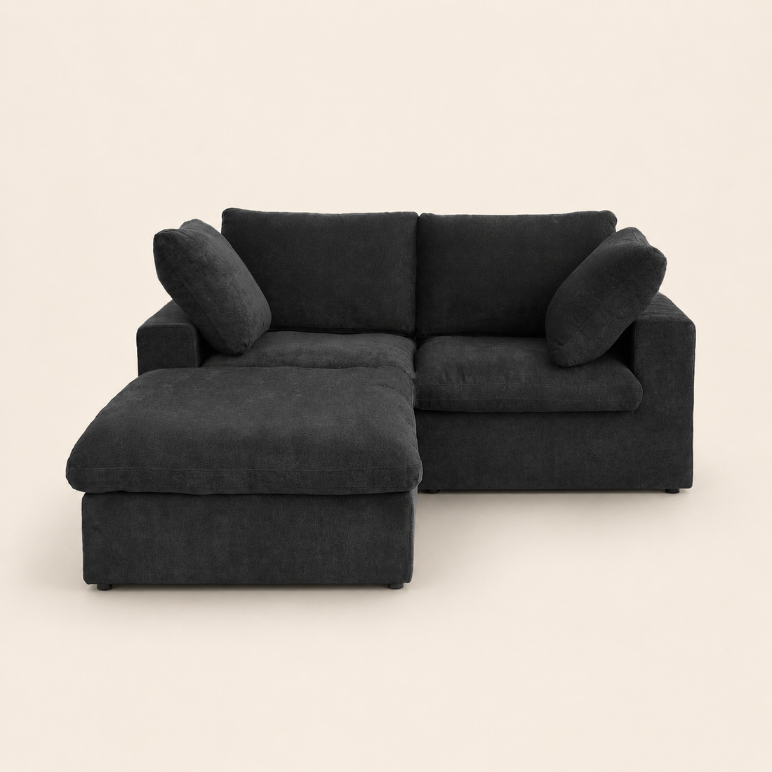 The Cove Slipcover Set 2-Seater with Ottoman