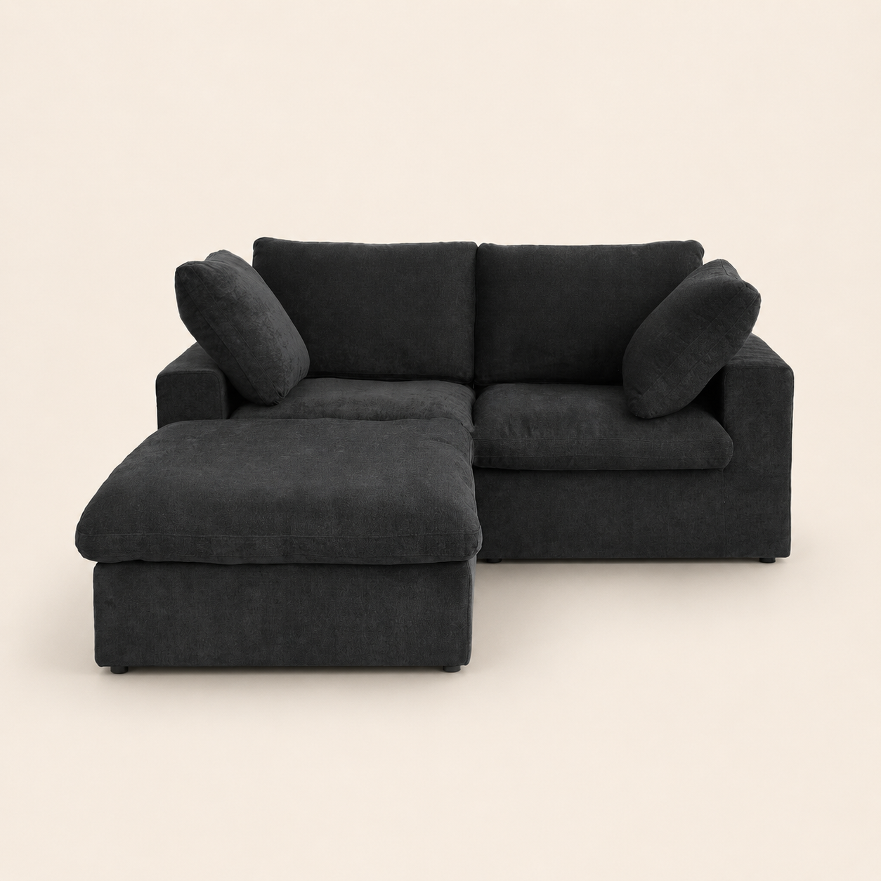 The Cove Slipcover Set 2-Seater with Ottoman
