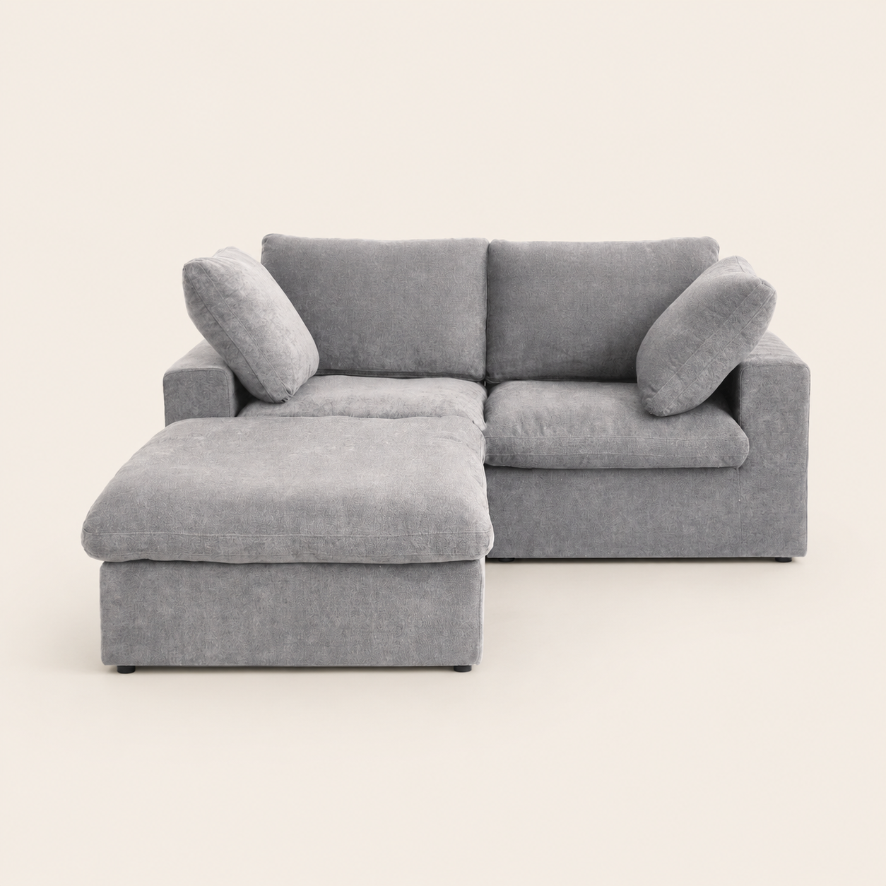 The Cove Slipcover Set 2-Seater with Ottoman