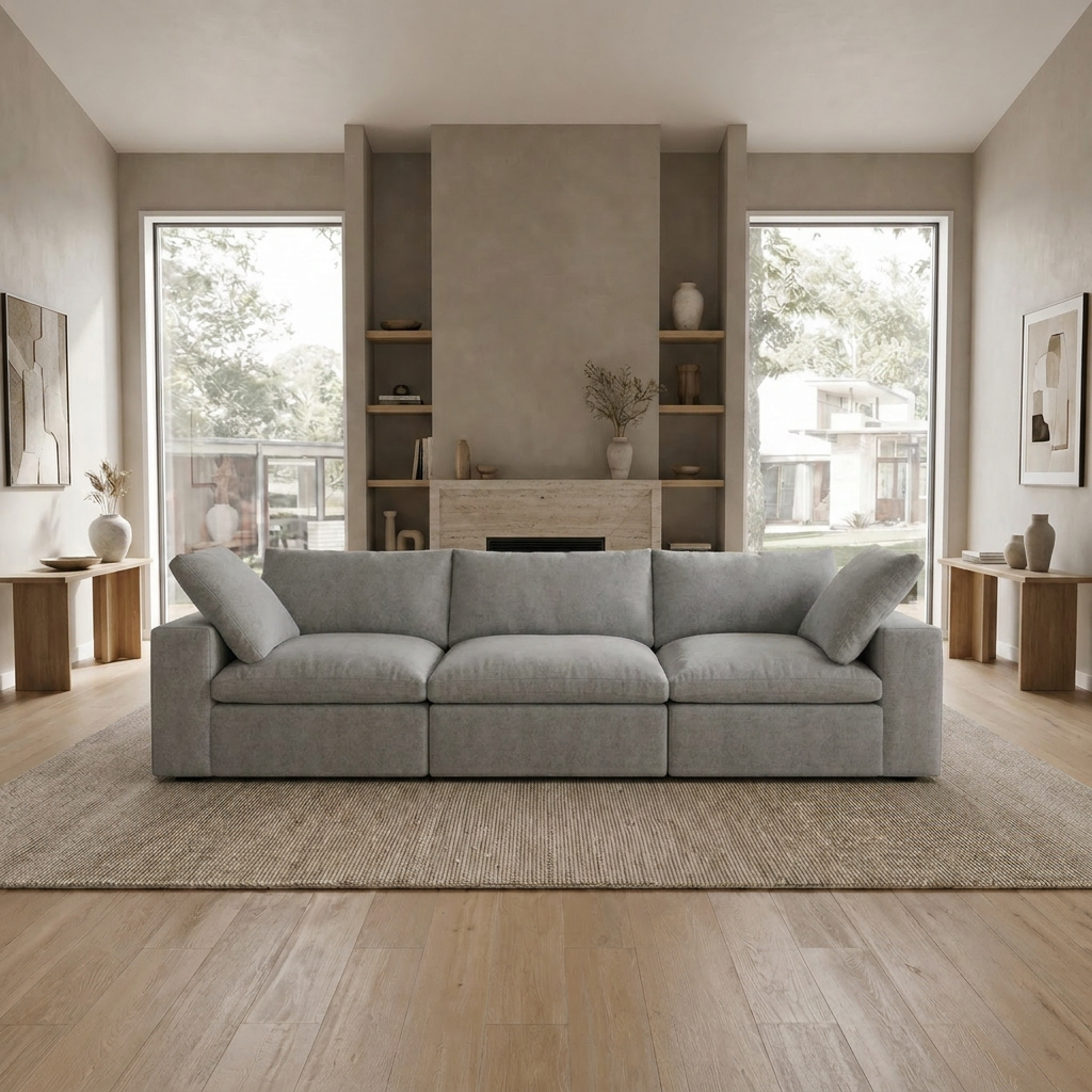 The Cove: 3-Seater Cloud Modular Sofa