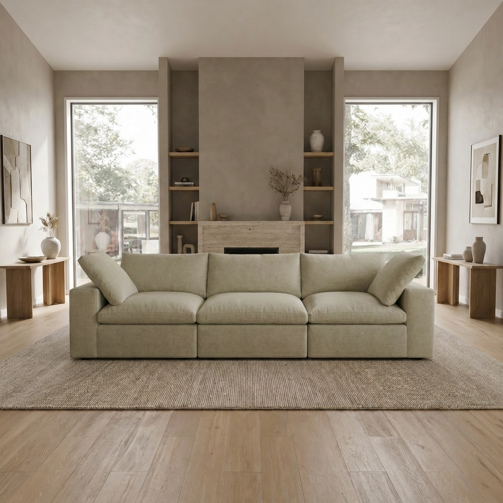 The Cove: 3-Seater Cloud Modular Sofa