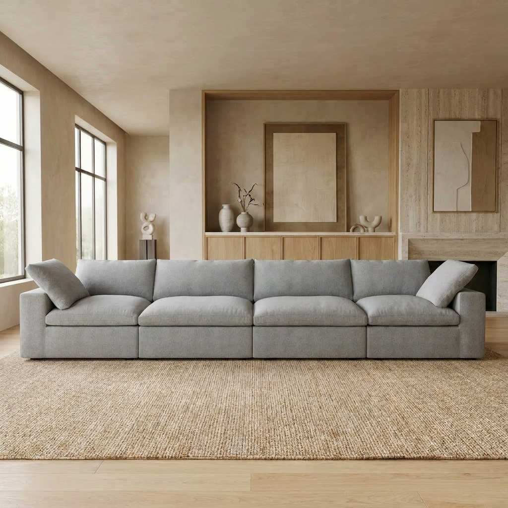 The Cove: 4-Seater Cloud Modular Sofa