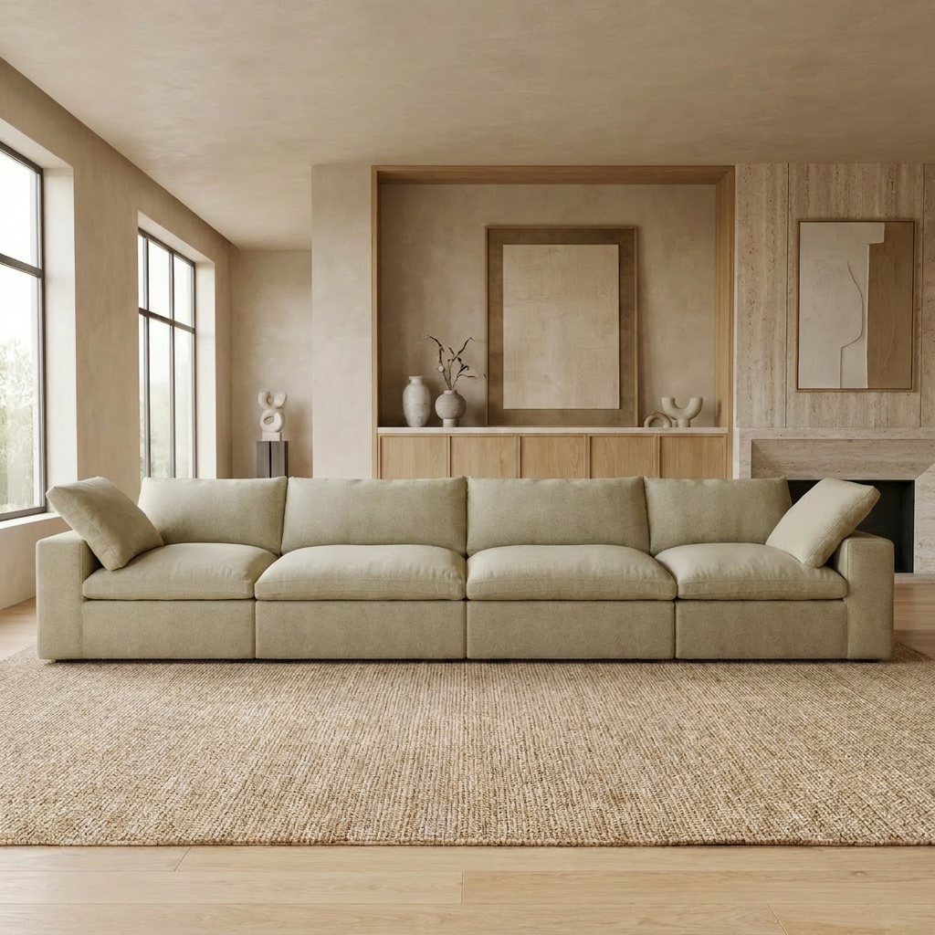 The Cove: 4-Seater Cloud Modular Sofa