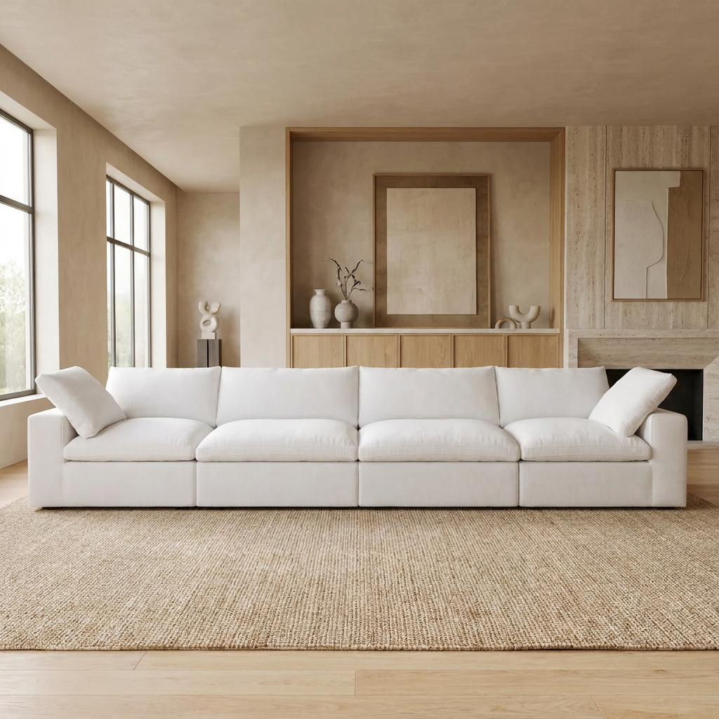 The Cove: 4-Seater Cloud Modular Sofa