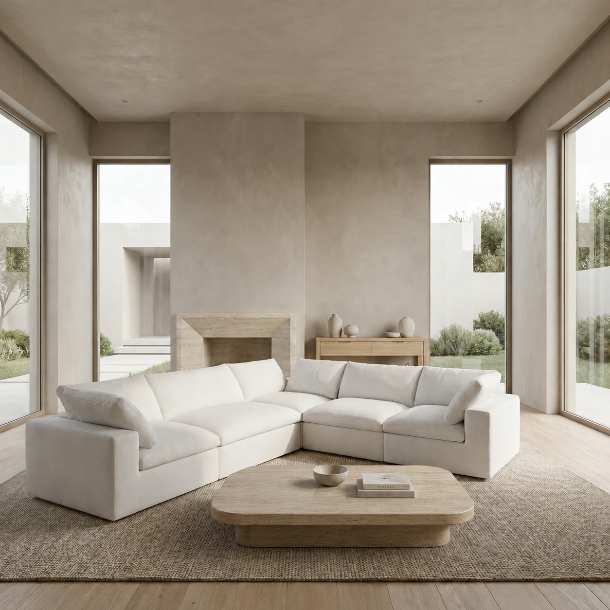 The Cove: 5-Seater Cloud Modular Corner Sectional