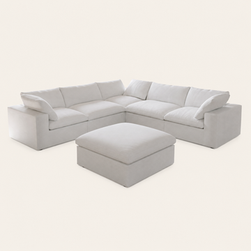 The Cove Slipcover Set U-Shape with Ottoman
