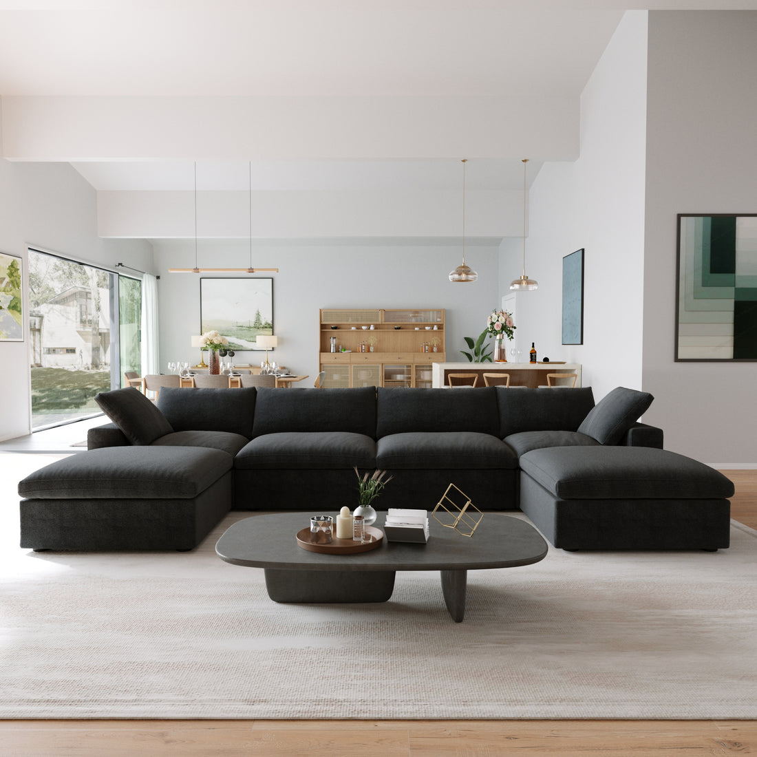 Classic U Shape Modular Sectional