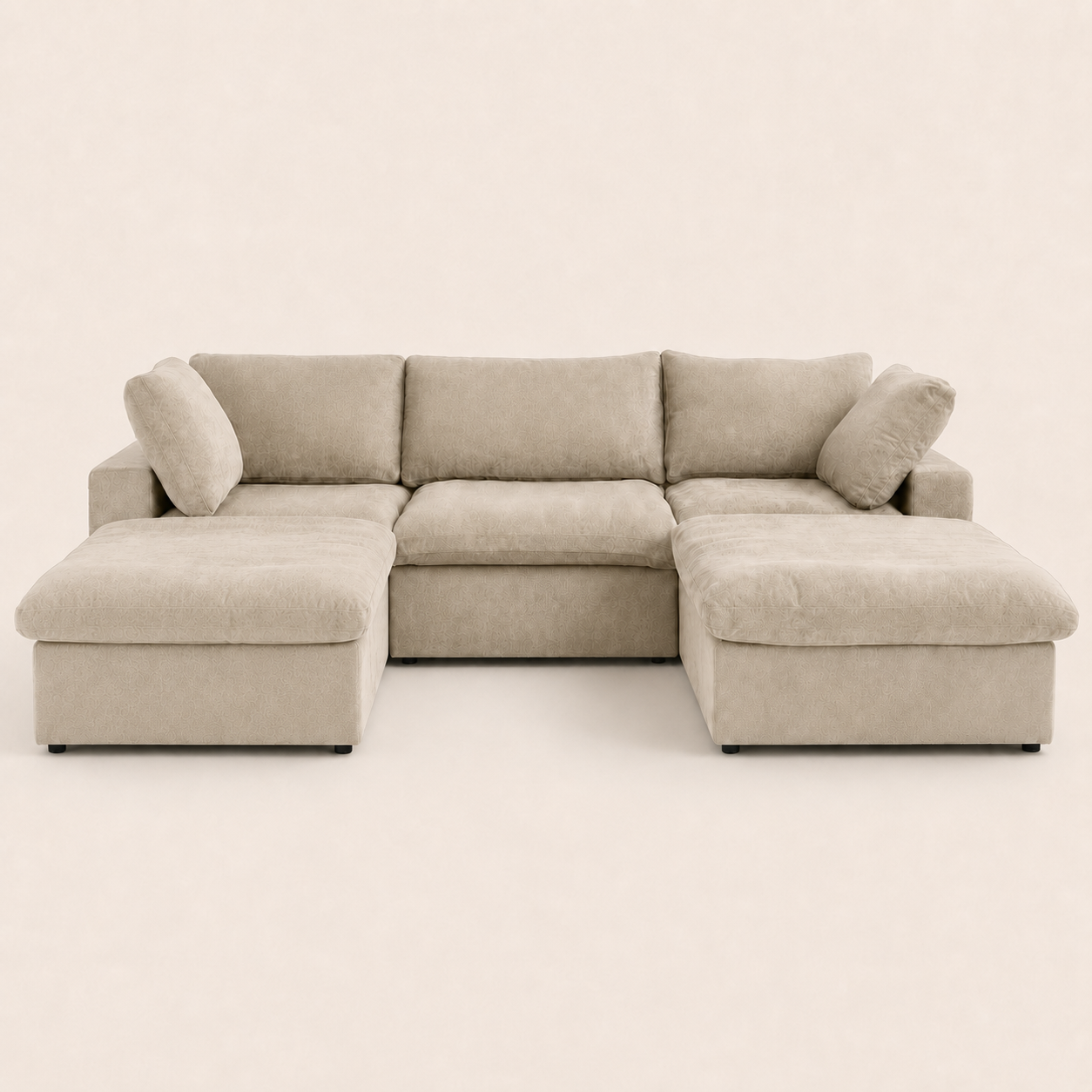 The Cove Slipcover Set 3-Seater with 2 Ottomans